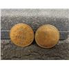 Image 2 : 7 Candian Pennies 1935 and 1936