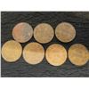 Image 1 : 7 Canadian 1934 Pennies