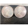 Image 2 : 2 Canadian 1966 Silver Dollar