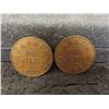 Image 4 : 5 Canadian Pennies 1929 and 1928