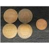 Image 1 : 4 Canadian Large Pennies 1903,05,10,12, and 