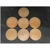 Image 2 : 7 Canadian 1937 Pennies