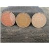 Image 3 : 5 Canadian Large Pennies 1913,15,15,16,17