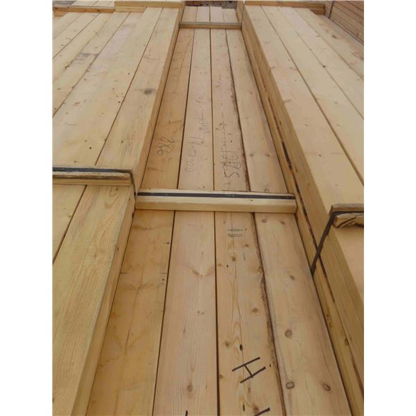 (17) Boards : (12) 2'' x 6'' x 14ft , (5) 2'' x 6'' x 14 1/2ft 