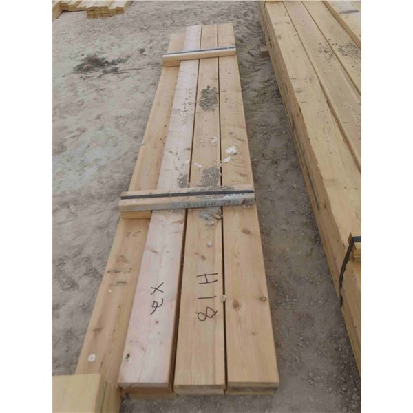 (19) Boards : (11) 2'' x 6'' x 10ft , (8) 2'' x 6'' x 