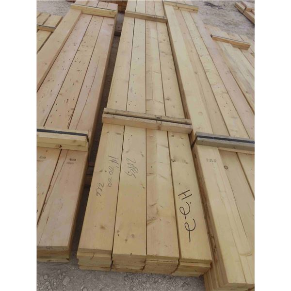 (27) Boards : (7) 2'' x 6'' x 15ft07'' , (20) 2'' x 6'' x 14ft 