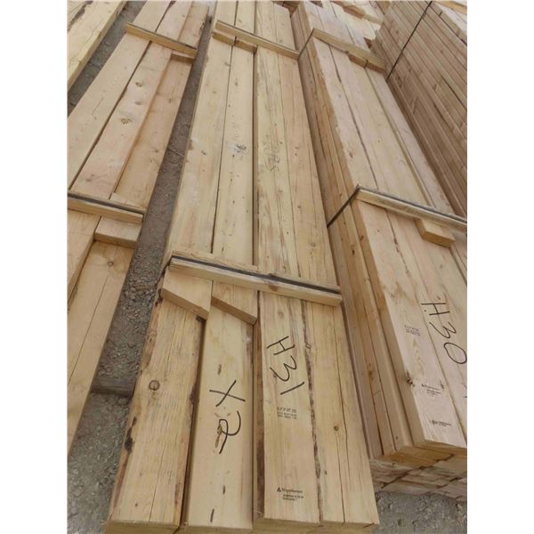 (36) Boards : (22) 2'' x 6'' x 12ft06'' , (14) 2'' x 6'' x 11ft-06'' 