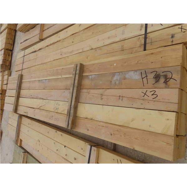 (42) Boards : (5) 2'' x 6'' x 11ft-09'' , (30) 2'' x 6'' x 11ft-03'' 