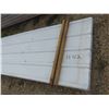 Image 2 : (21) Sheets Steel Cladding (White) 17ft-03''