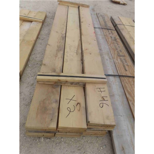 (25) Boards : (6) 2'' x 10'' x 10ft , (19) 2'' x 10'' x 10ft 
