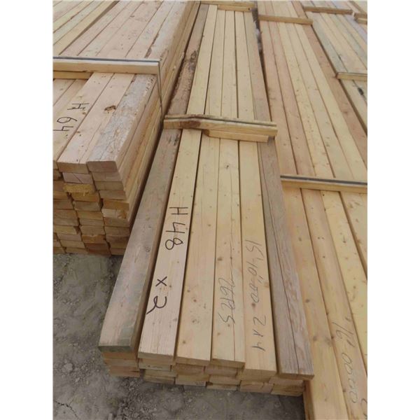 (43) Boards : (26) 2'' x 4'' x 15ft10'' , (17) 2'' x 4'' x 