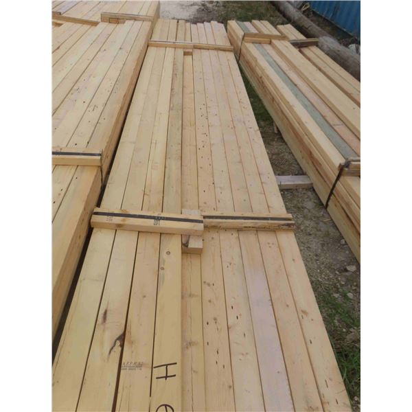 (26) Boards : (5) 2'' x 4'' x 16ft04'' , (9) 2'' x 4'' x 16ft , 