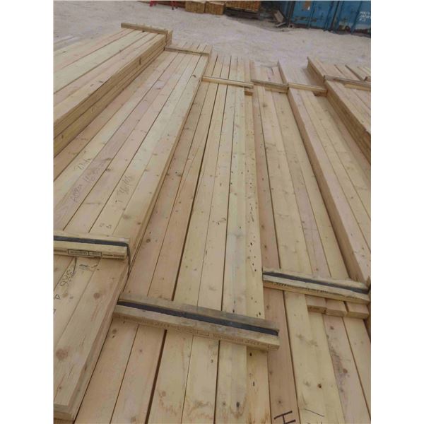 (39) Boards : (23) 2'' x 4'' x 18ft , (10) 2'' x 4'' x 18ft ,