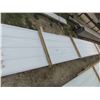 Image 1 : 11 Sheets Steel Cladding 31ft Long, White, 1023 