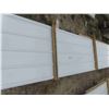 Image 2 : 11 Sheets Steel Cladding 31ft Long, White, 1023 