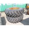Image 1 : 2 Armstrong Tires & Rims 18.4 - 34 