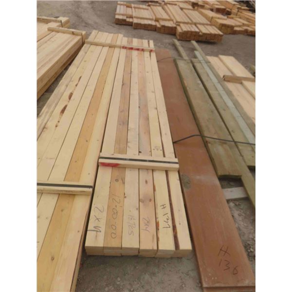(18) Boards 2'' x 4'' x 12ft 