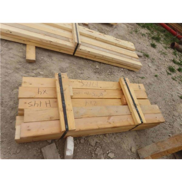 (135) Boards : (52) 2'' x 4'' x 3ft , (19) 2'' x 4'' x 4ft05'' , 