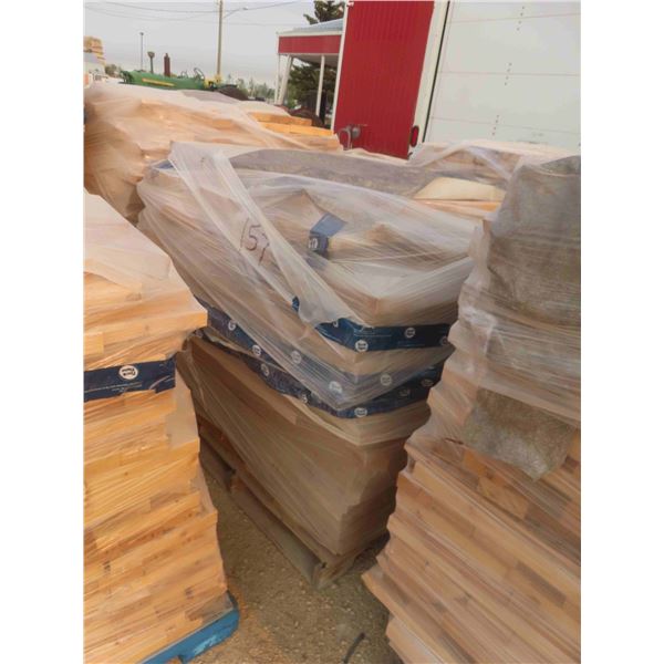 Cut offs 2'' x 4'' , 2'' x 6'' on Pallet Lot of 42'' x 48'' x 
