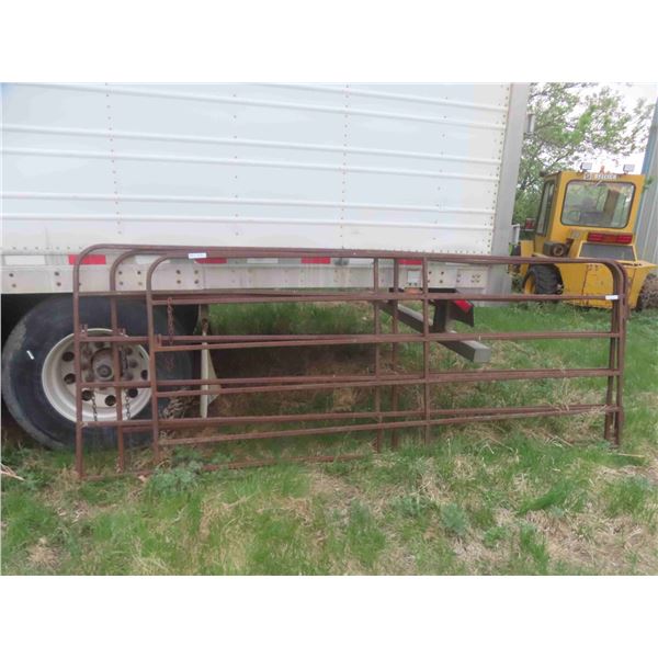 3 Metal Corral Gates 6 Bar (2) 12ft (1) 10ft