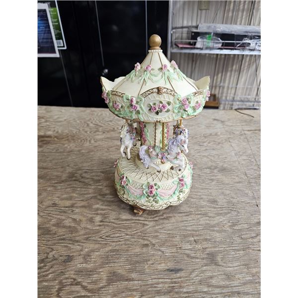 Docooler Mini Carousel Clockwork Music Box
