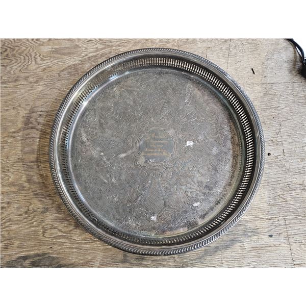 15.25" Silver Platter