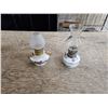 Image 1 : Vintage Mini Porcelain Oil Lamps