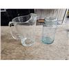 Image 1 : 7.5" Glass Pitcher/Improved Gem Jar