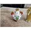 Image 2 : Vintage Burleighg Ironstone Pitcher/Anchor Hocking Ruby Red Vase/Asian Fu Dog Urn Incense Burner