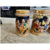 Image 2 : 4- Gambles Import Corp. Beer Mugs