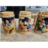 Image 3 : 4- Gambles Import Corp. Beer Mugs