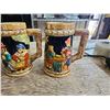 Image 5 : 4- Gambles Import Corp. Beer Mugs