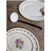Image 3 : Vintage Large Plates/Soup Spoon/Deviled Egg Platter
