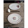 Image 9 : Vintage Large Plates/Soup Spoon/Deviled Egg Platter