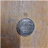 Image 2 : 50 cent canada coin and tin lids with flower art