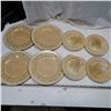 Image 1 : Set of 8 plates