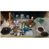 Image 1 : Box of (3) Large Container, (10) Salt and Pepper Shakers, Bowls, Plates, and other decorative items.