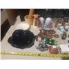 Image 4 : Box of (3) Large Container, (10) Salt and Pepper Shakers, Bowls, Plates, and other decorative items.