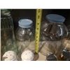 Image 8 : Box of (3) Large Container, (10) Salt and Pepper Shakers, Bowls, Plates, and other decorative items.