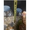 Image 9 : Box of (3) Large Container, (10) Salt and Pepper Shakers, Bowls, Plates, and other decorative items.