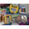 Image 11 : Lot of Kids Toys, (3) Bag of Small Doll Clothes, Jewelry, Colored Pensils, Sharpners, Games, Mickey 