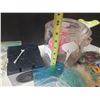 Image 7 : Lot of Kids Toys, (3) Bag of Small Doll Clothes, Jewelry, Colored Pensils, Sharpners, Games, Mickey 