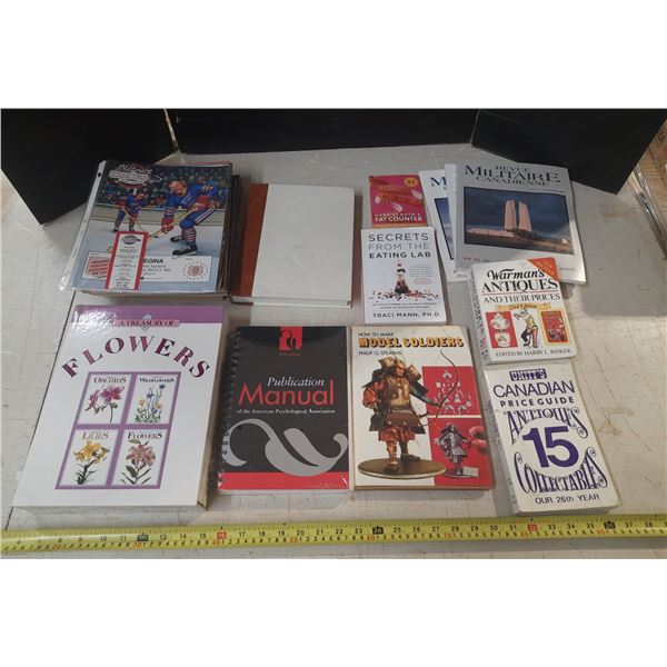 Lot of Vintage Magzines, Canadian Prince Guide, How to make model soldiers, Warman's Antique Book, R