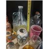 Image 7 : Large Vintage Jars, Bottles, Bowl, Salt and Pepper Shakers, Strange Container, etc.