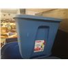Image 3 : (1) Rubbernaid -53L, (1) Hybrid Plastic 75L, (1) Type A - 63L and Tuff Store -68L.