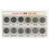 Image 1 : Canada 125 1867-1992 Canadian 25 Cents Coin.