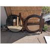 Image 1 : (4) Large Mirrors for desk/Dressers (2) Round (1) Square (1) Only just Frame