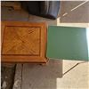 Image 1 : 2 small tables, 1- is 19"H by 22"L by 26"W, second is 20"H by 18"W by 24"L