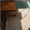 Image 2 : 2 small tables, 1- is 19"H by 22"L by 26"W, second is 20"H by 18"W by 24"L