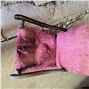 Image 1 : antiqueupholstered chair missing bottom